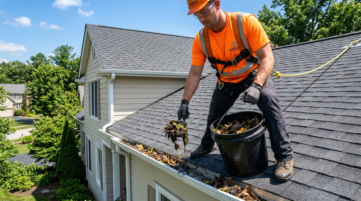 Professional Gutter Cleaning Services in Houston