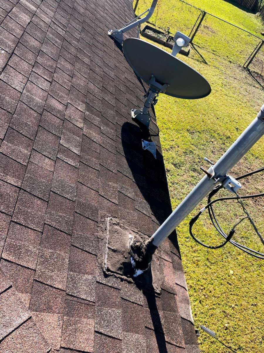 Gutter installation project